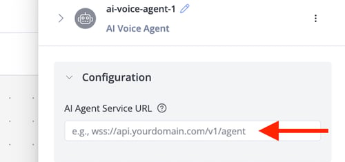 Deploying an AI Agent to a Phone Number Step 4 Config EN