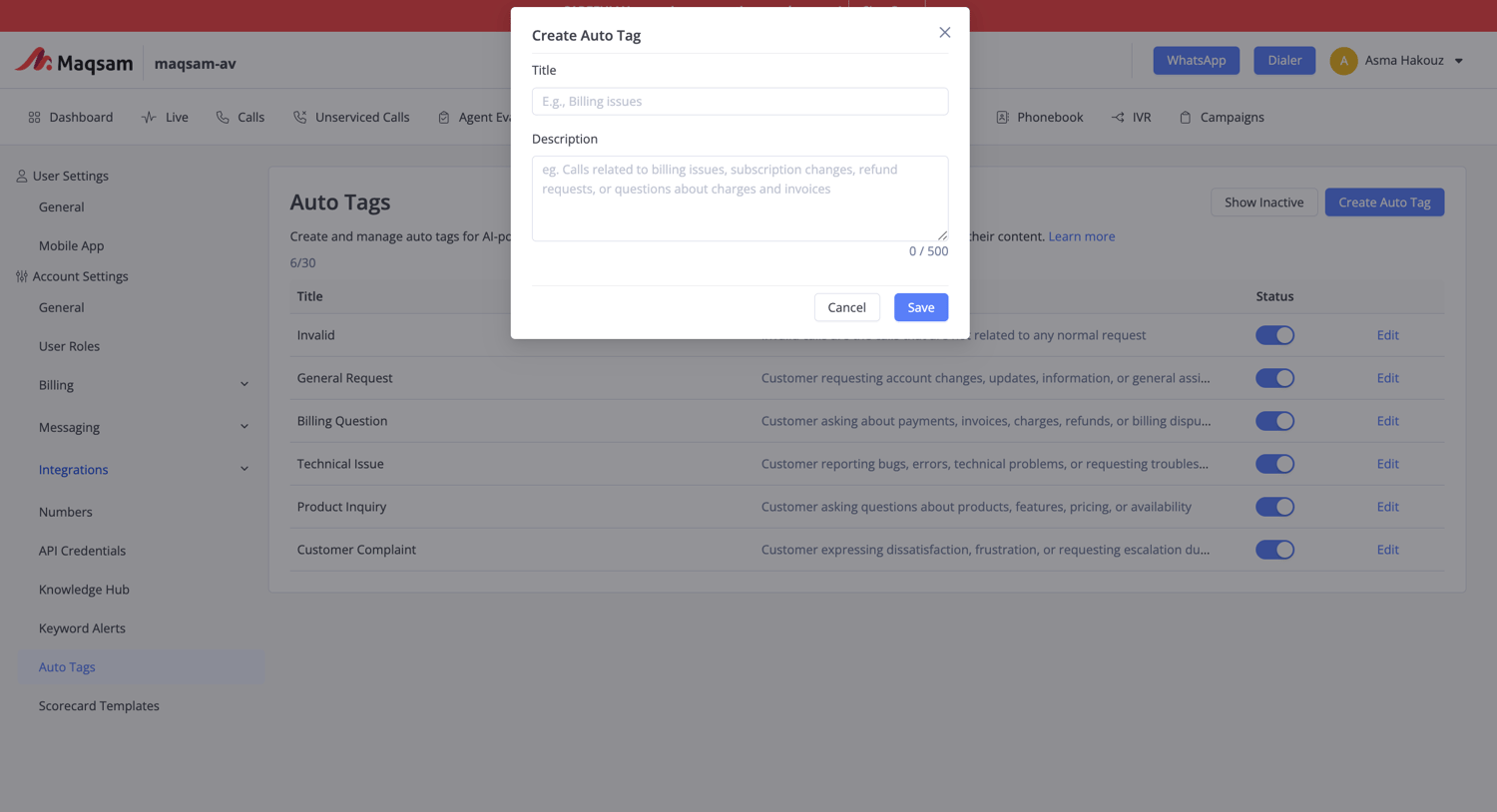 Auto-Tagging