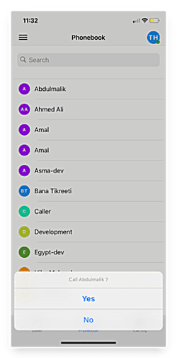 Mobile App Dialer Phonebook EN 4