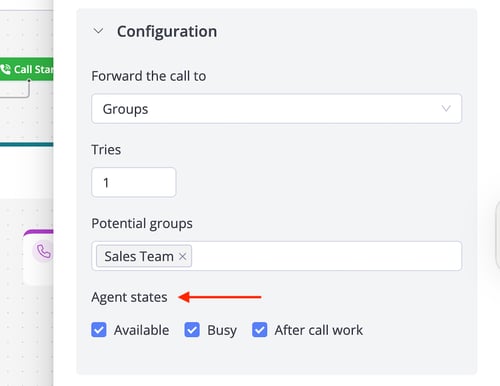 Call Forwarding Step Agent Groups EN 2