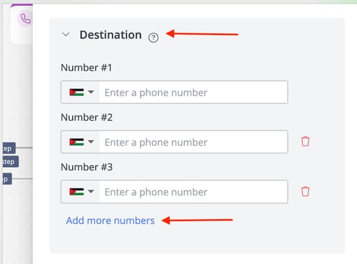 Call Forwarding Step External Numbers EN 2