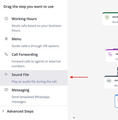Sound File Step EN 1